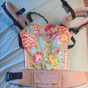Tula Floral Carrier - Pink, Aqua, Coral